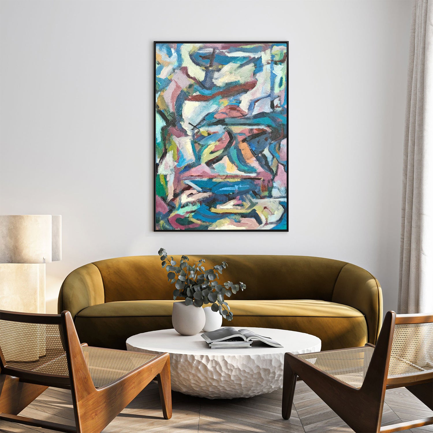 Harmonic echoes in colour