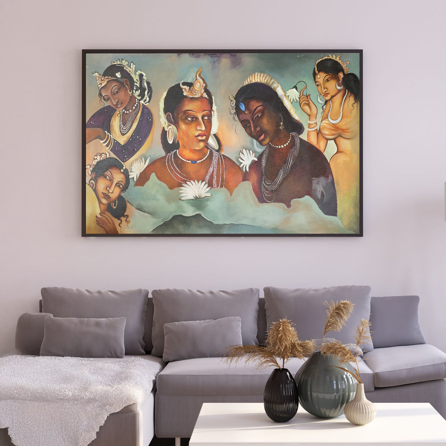 Celestial beauty: mosaic of Indian femininity