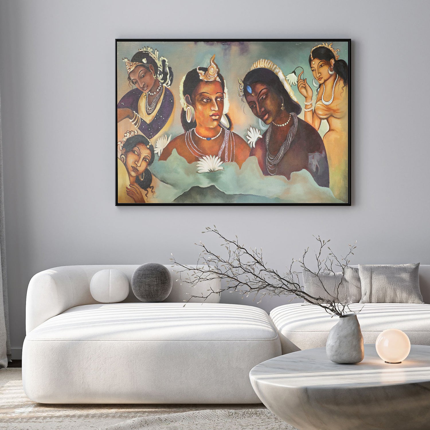 Celestial beauty: mosaic of Indian femininity