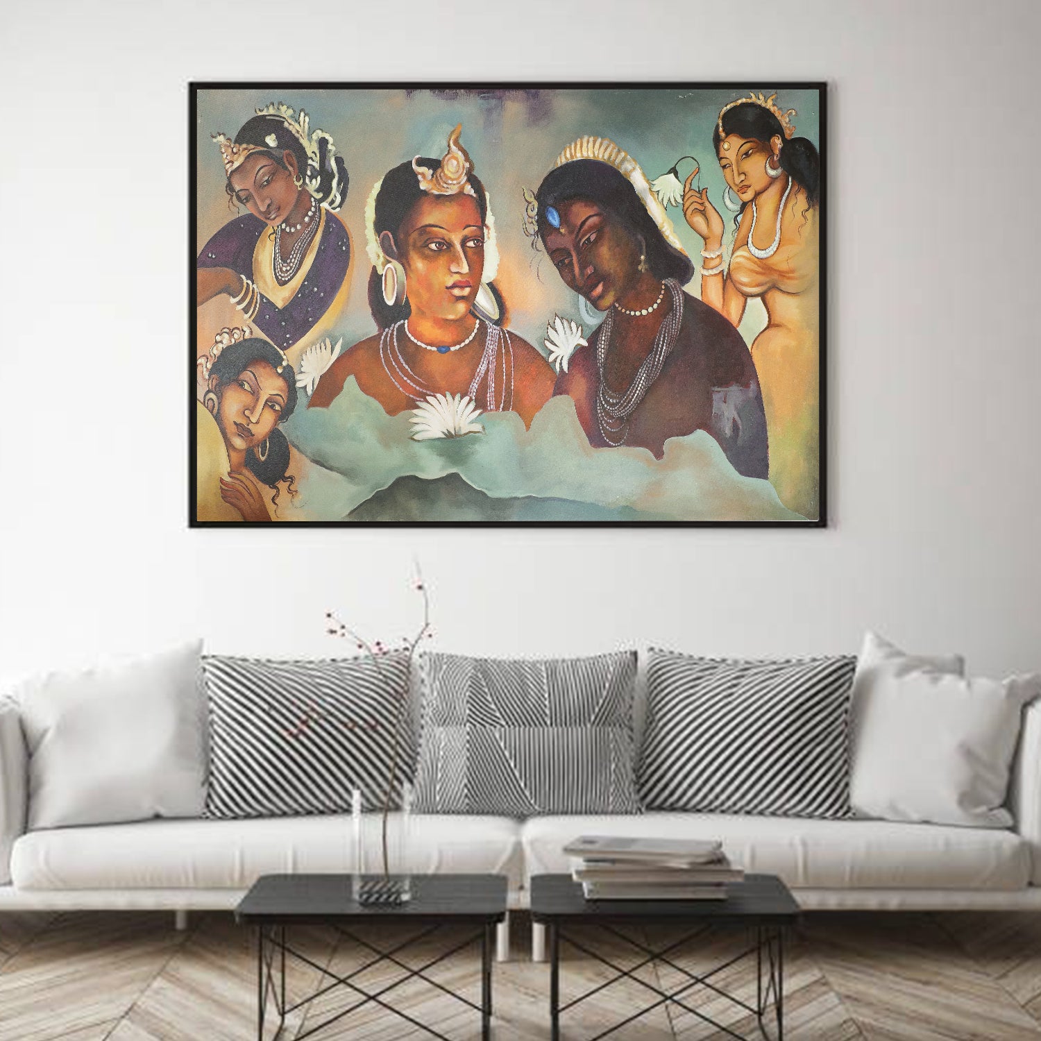 Celestial beauty: mosaic of Indian femininity