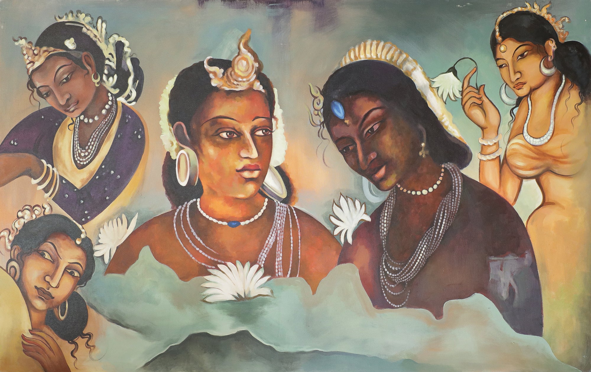 Celestial beauty: mosaic of Indian femininity