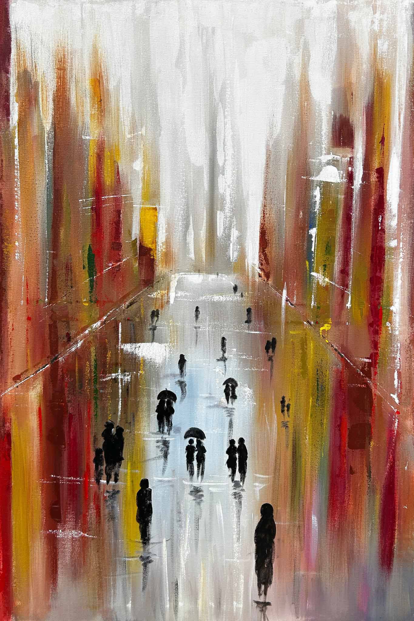 Crossing paths: Life's vibrant journey