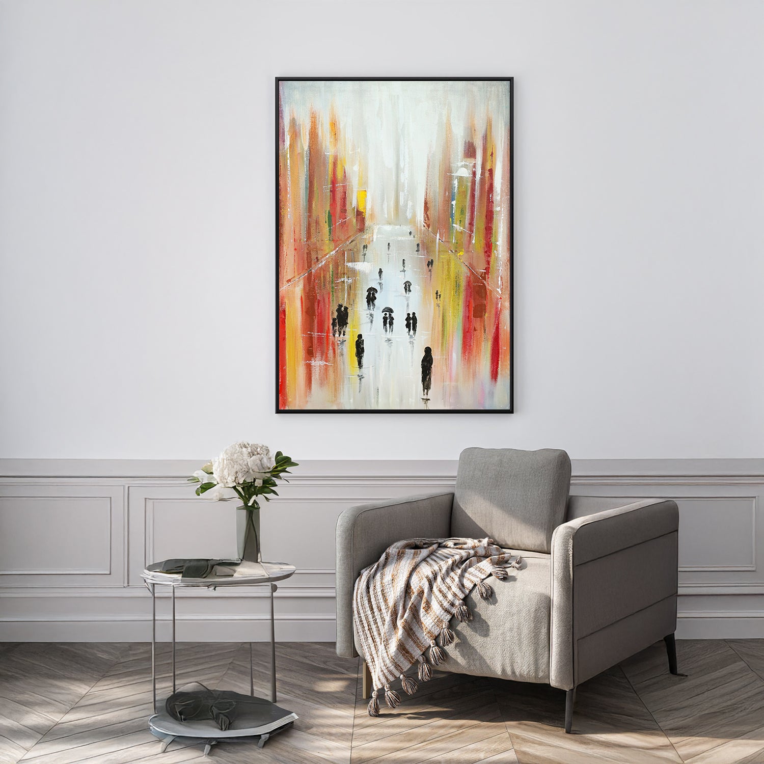 Crossing paths: Life's vibrant journey