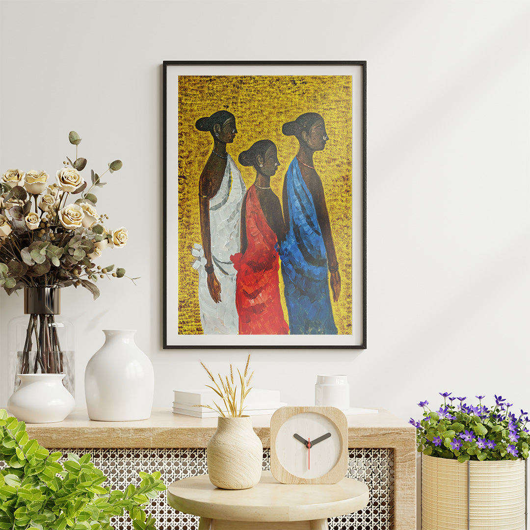 Triad of Colors: Celebrating Womanhood